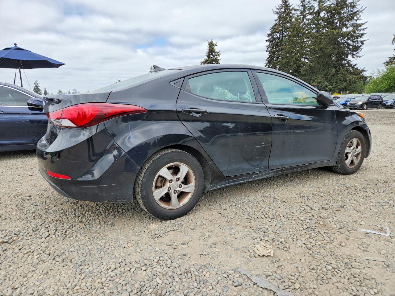 2015 Hyundai Elantra Se Black vin: 5NPDH4AE9FH562437