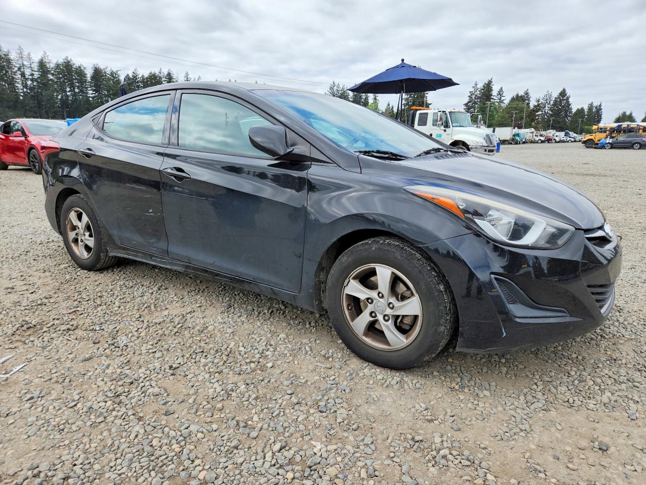 2015 Hyundai Elantra Se Black vin: 5NPDH4AE9FH562437