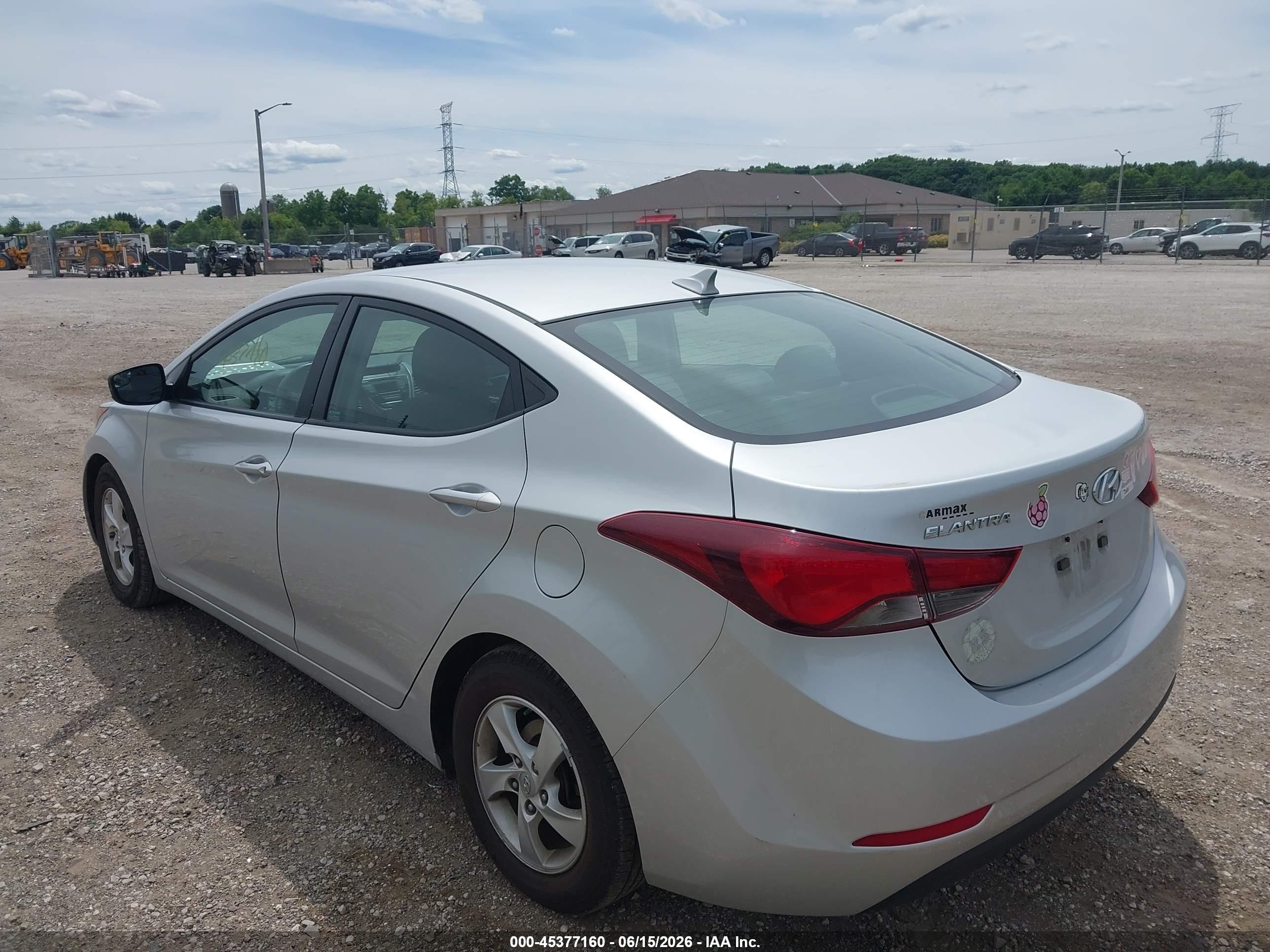 2015 Hyundai Elantra Se Silver vin: 5NPDH4AE9FH565824