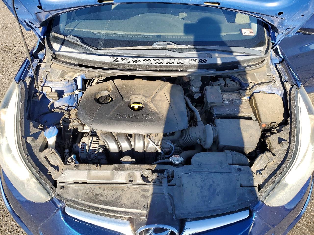 2015 Hyundai Elantra Se Blue vin: 5NPDH4AE9FH567301