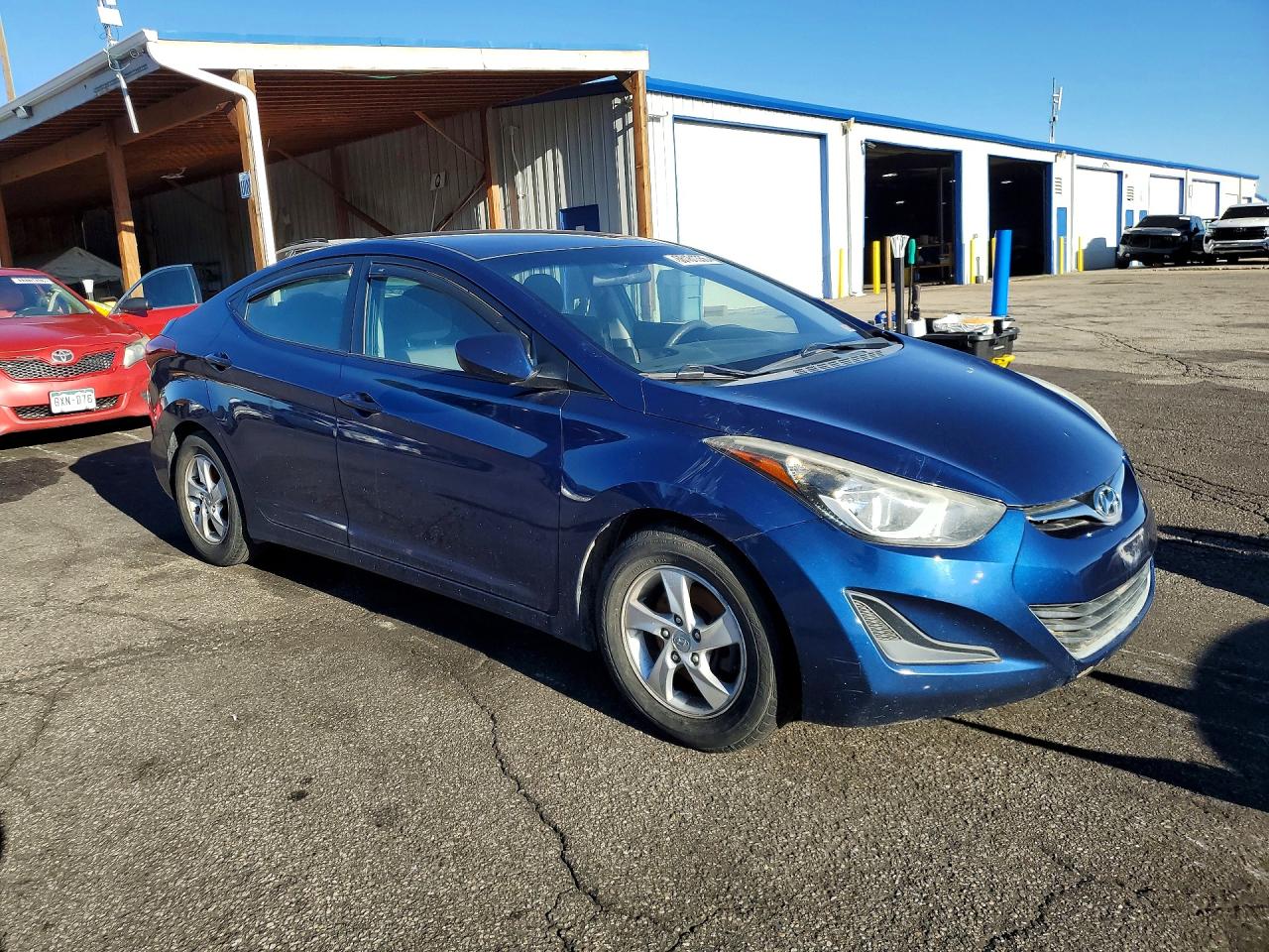 2015 Hyundai Elantra Se Blue vin: 5NPDH4AE9FH567301