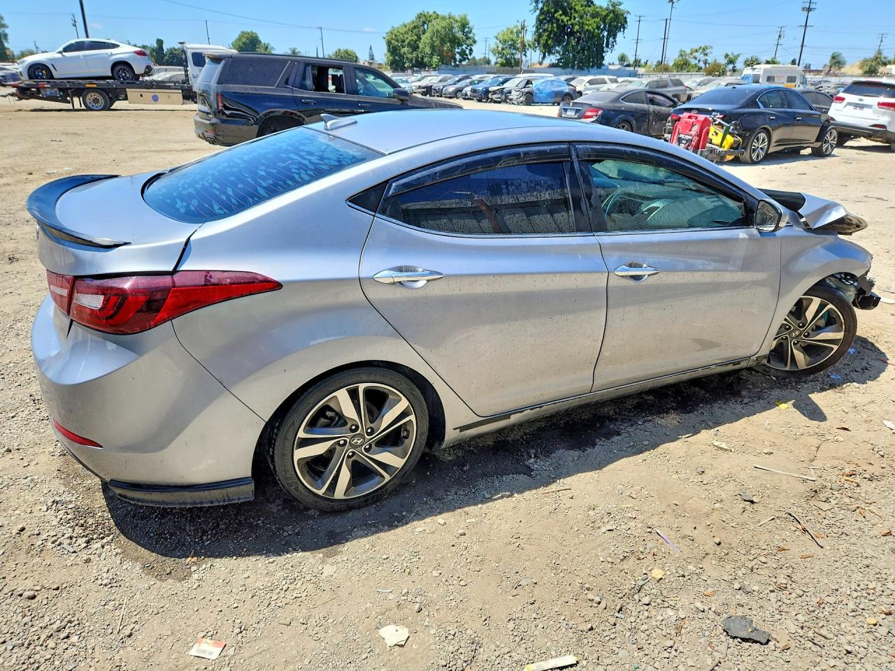 2015 Hyundai Elantra Limited Silver vin: 5NPDH4AE9FH570361