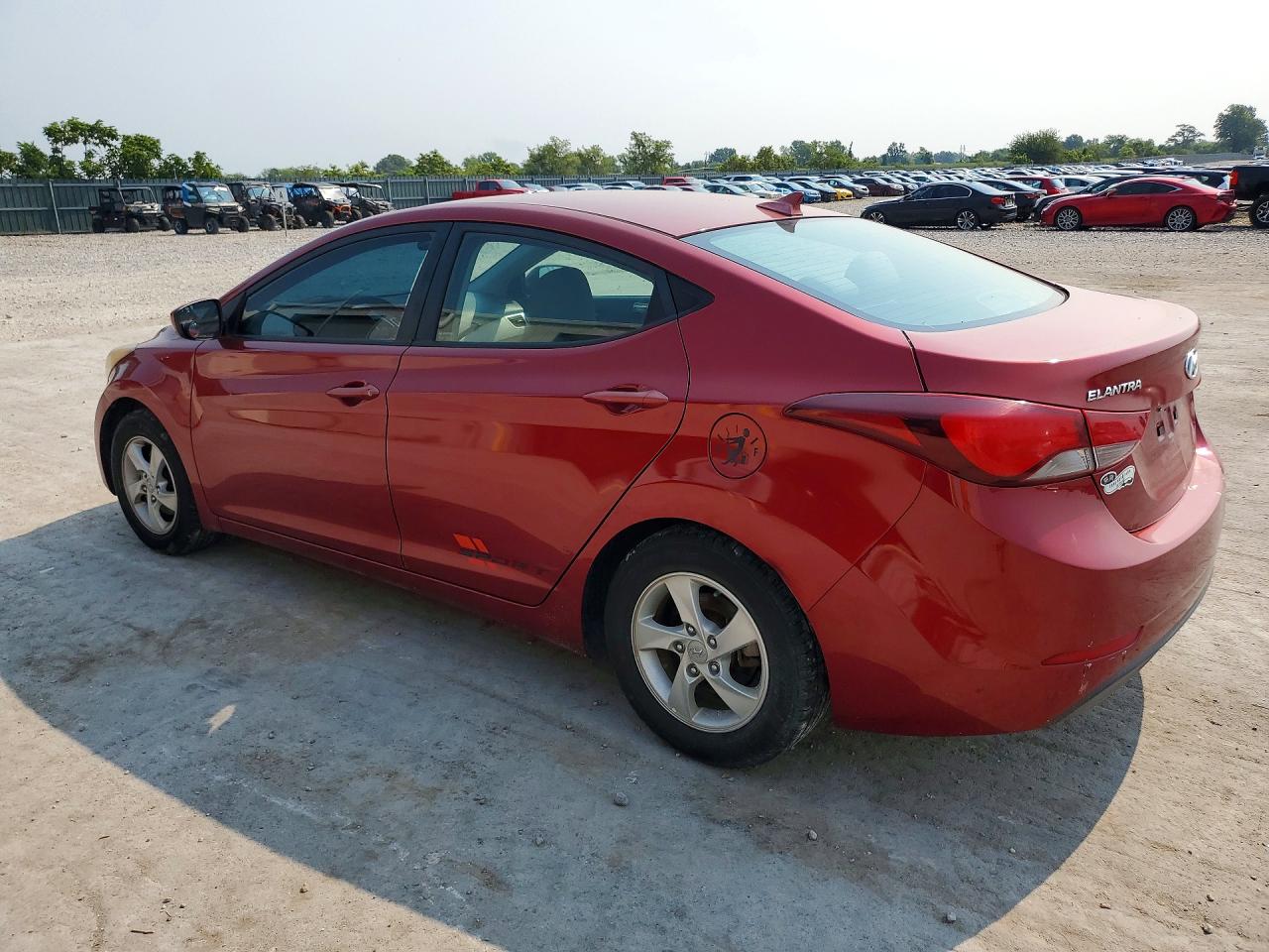 2015 Hyundai Elantra Se Maroon vin: 5NPDH4AE9FH587046