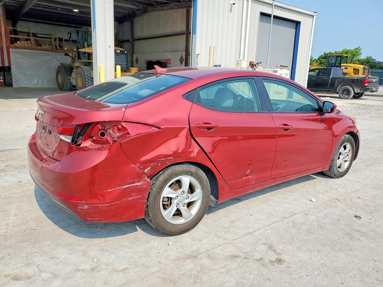 2015 Hyundai Elantra Se Maroon vin: 5NPDH4AE9FH587046