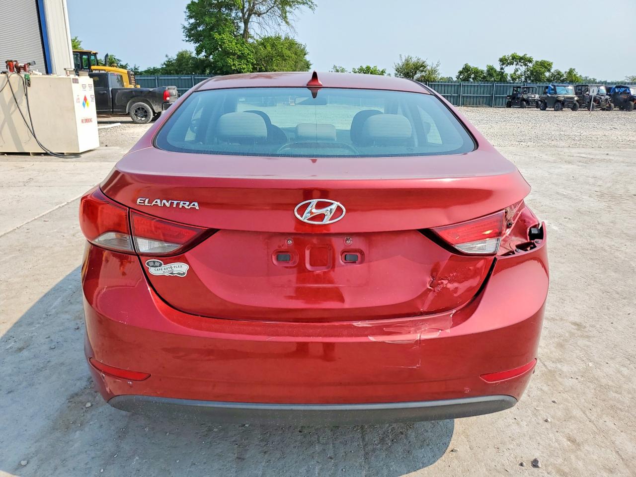 2015 Hyundai Elantra Se Maroon vin: 5NPDH4AE9FH587046