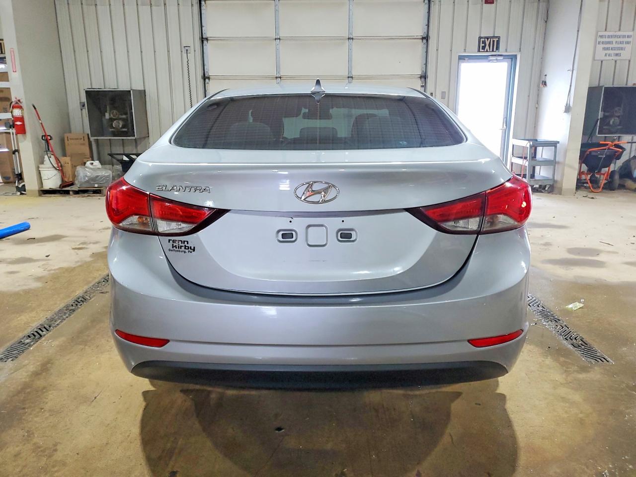 2015 Hyundai Elantra Se Silver vin: 5NPDH4AE9FH587726