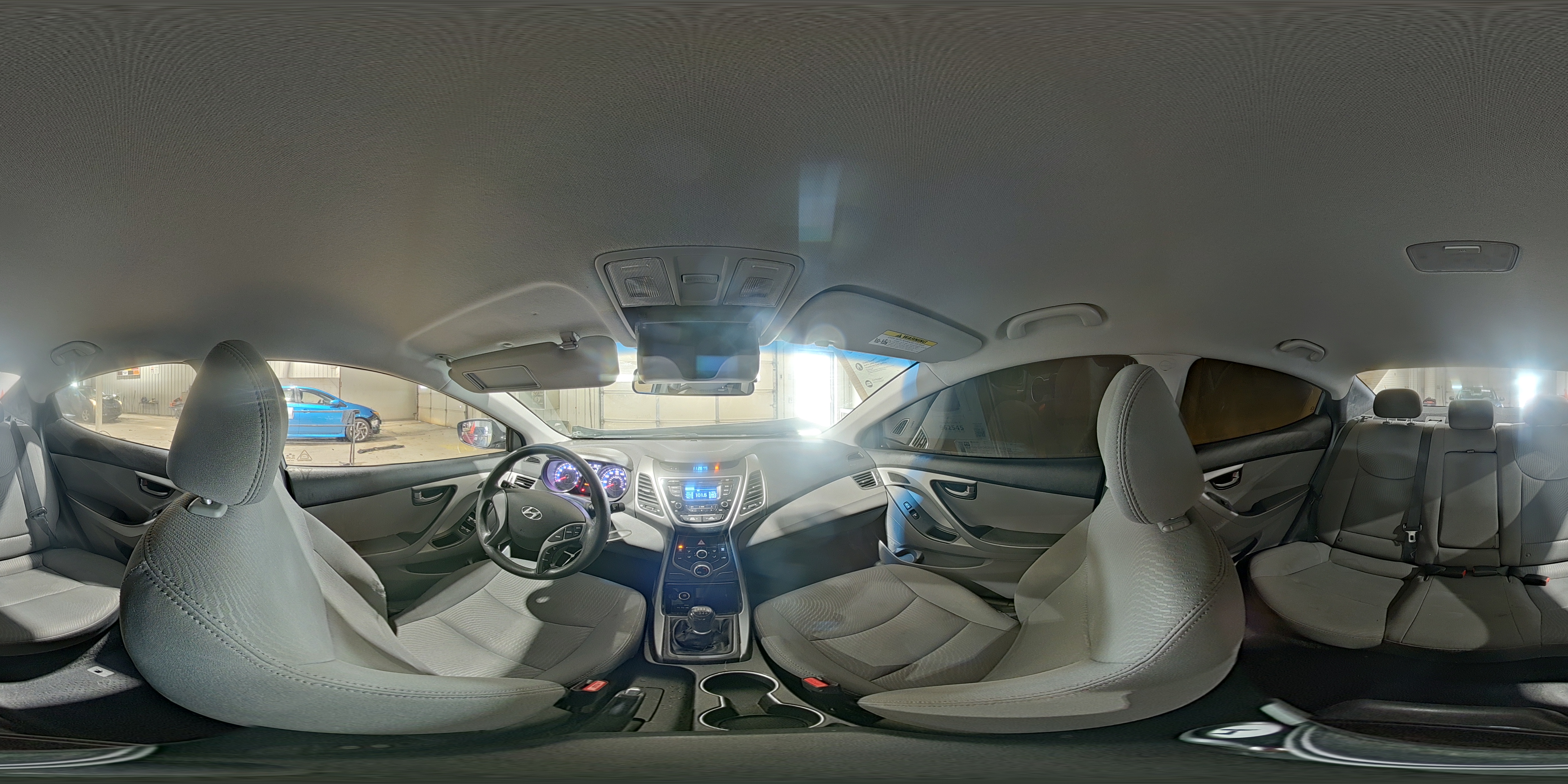 2015 Hyundai Elantra Se Silver vin: 5NPDH4AE9FH587726