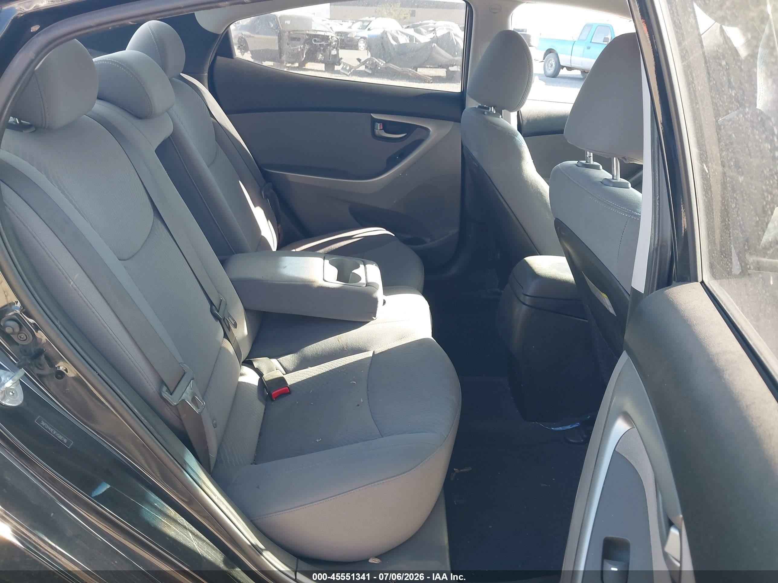 2015 Hyundai Elantra Se Black vin: 5NPDH4AE9FH588746