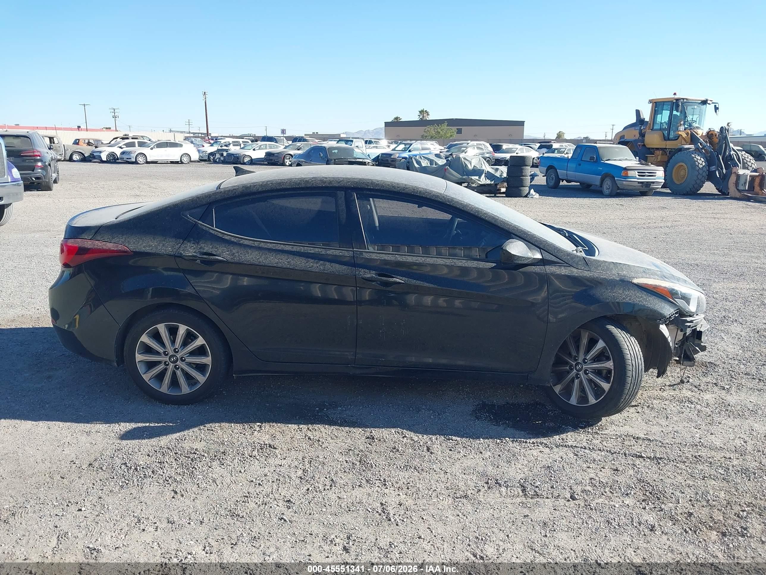 2015 Hyundai Elantra Se Black vin: 5NPDH4AE9FH588746