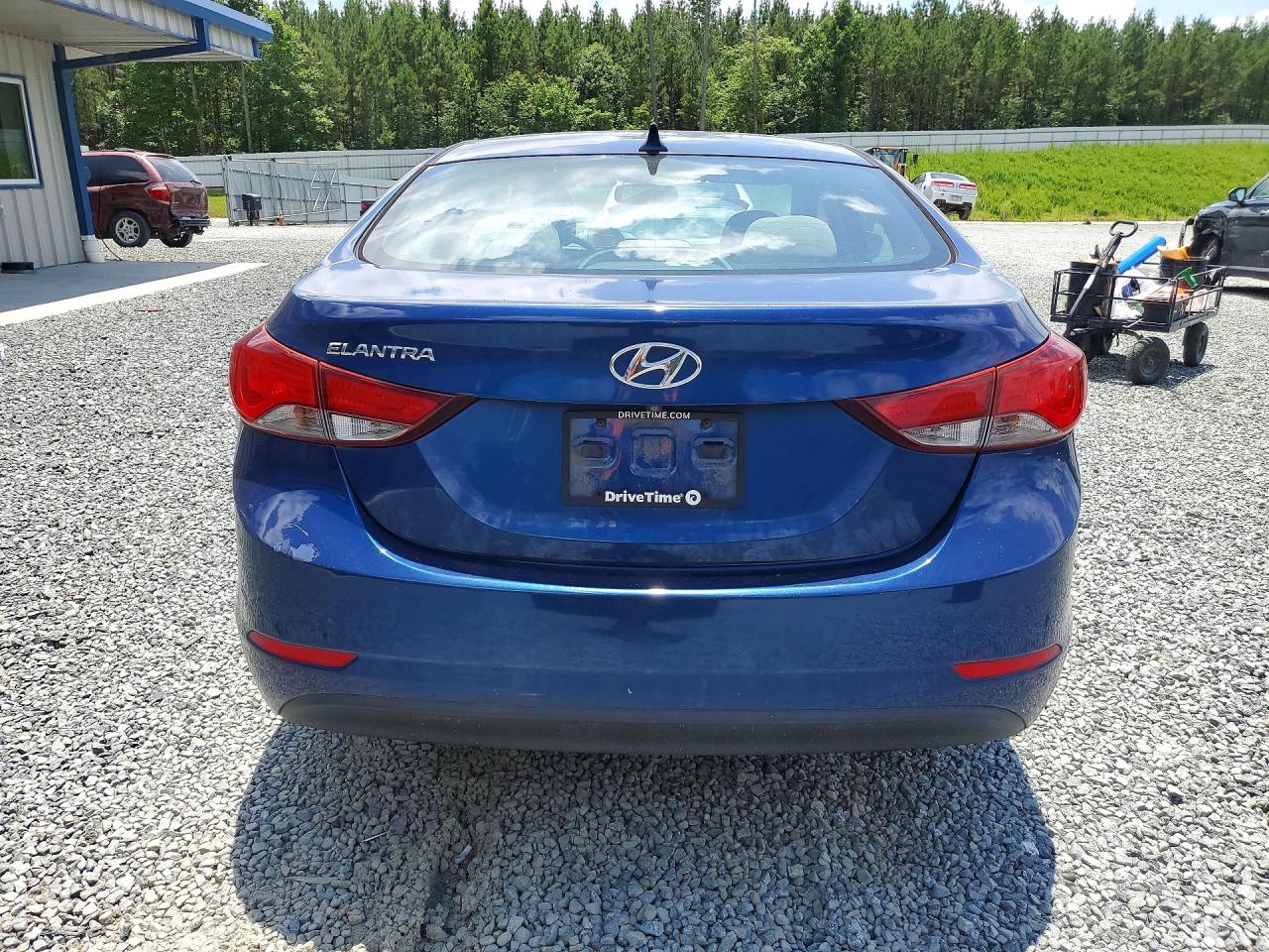 2015 Hyundai Elantra Se Blue vin: 5NPDH4AE9FH588942