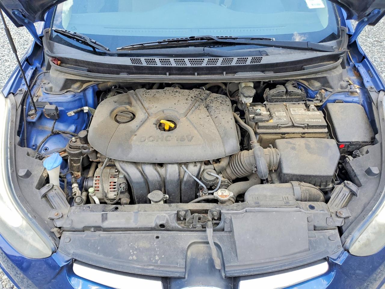2015 Hyundai Elantra Se Blue vin: 5NPDH4AE9FH588942