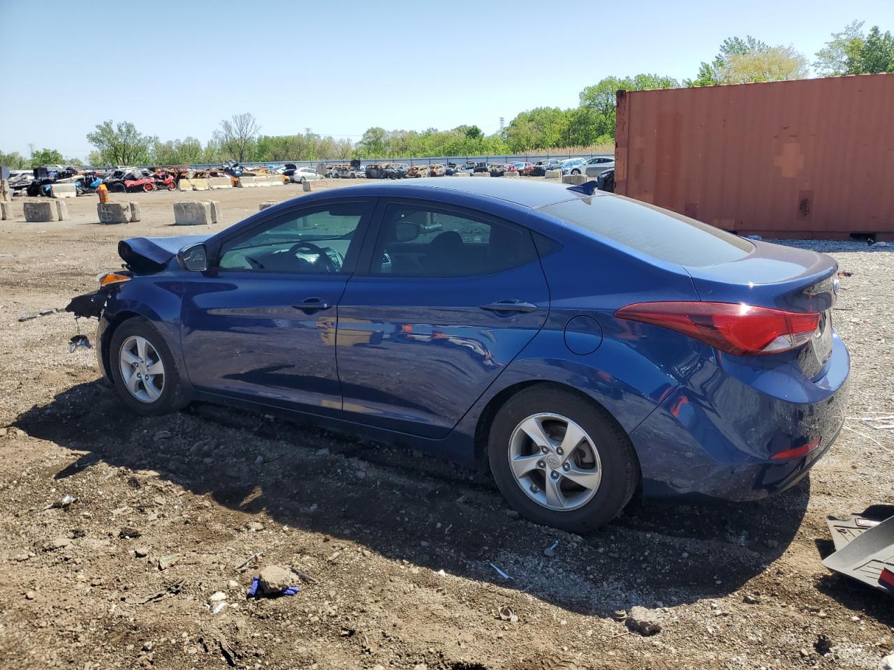 2015 Hyundai Elantra Se Blue vin: 5NPDH4AE9FH589296