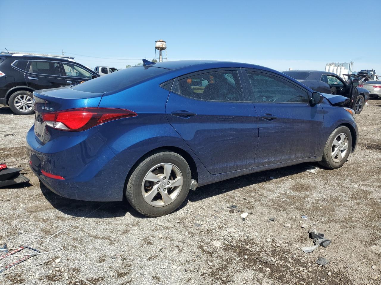 2015 Hyundai Elantra Se Blue vin: 5NPDH4AE9FH589296