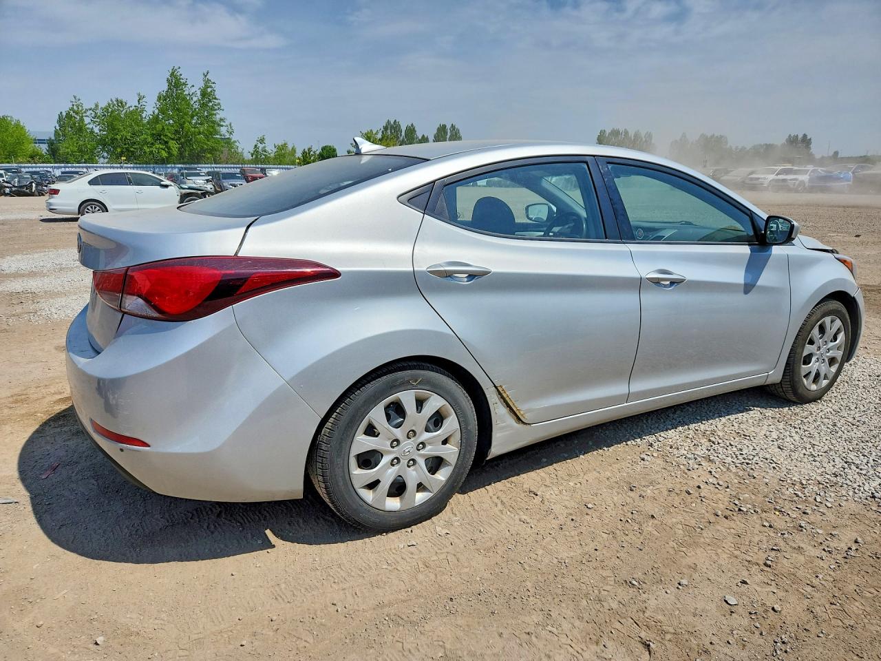 2015 Hyundai Elantra Se Silver vin: 5NPDH4AE9FH594241