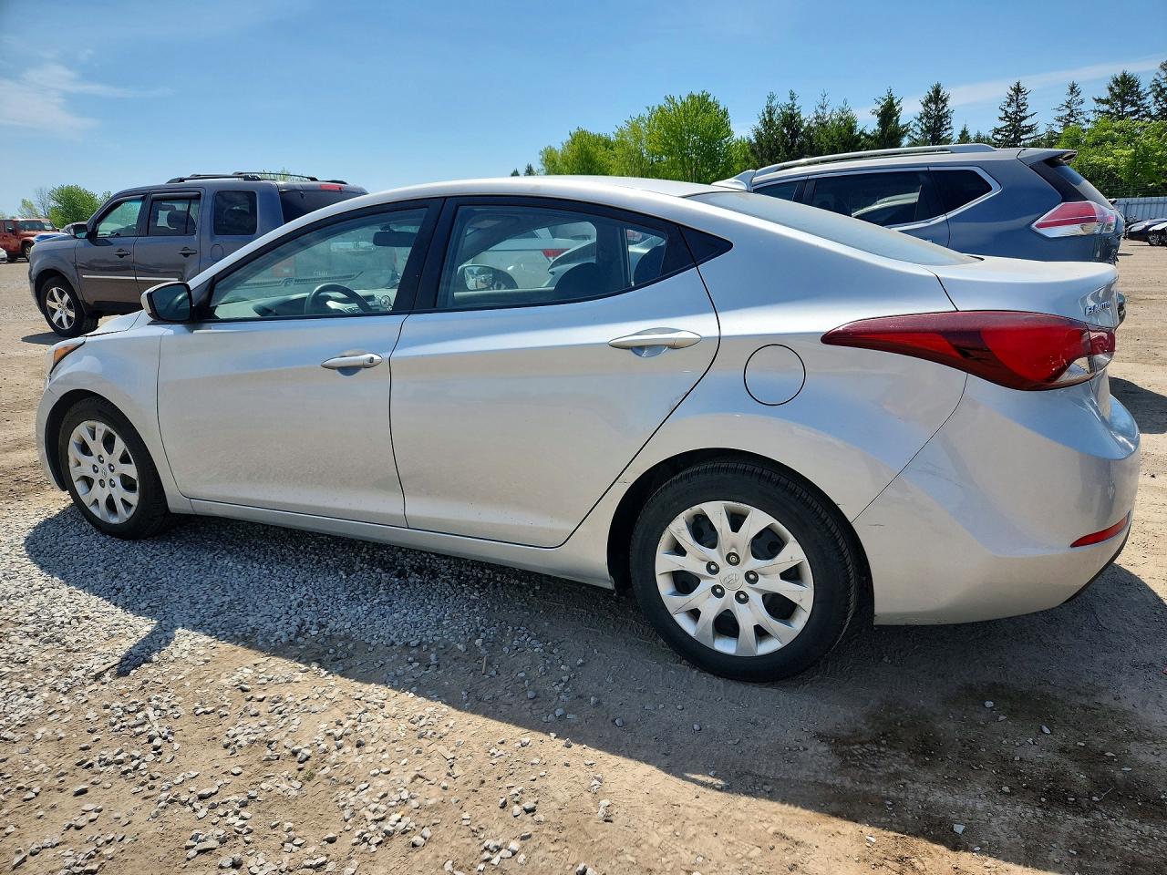 2015 Hyundai Elantra Se Silver vin: 5NPDH4AE9FH594241