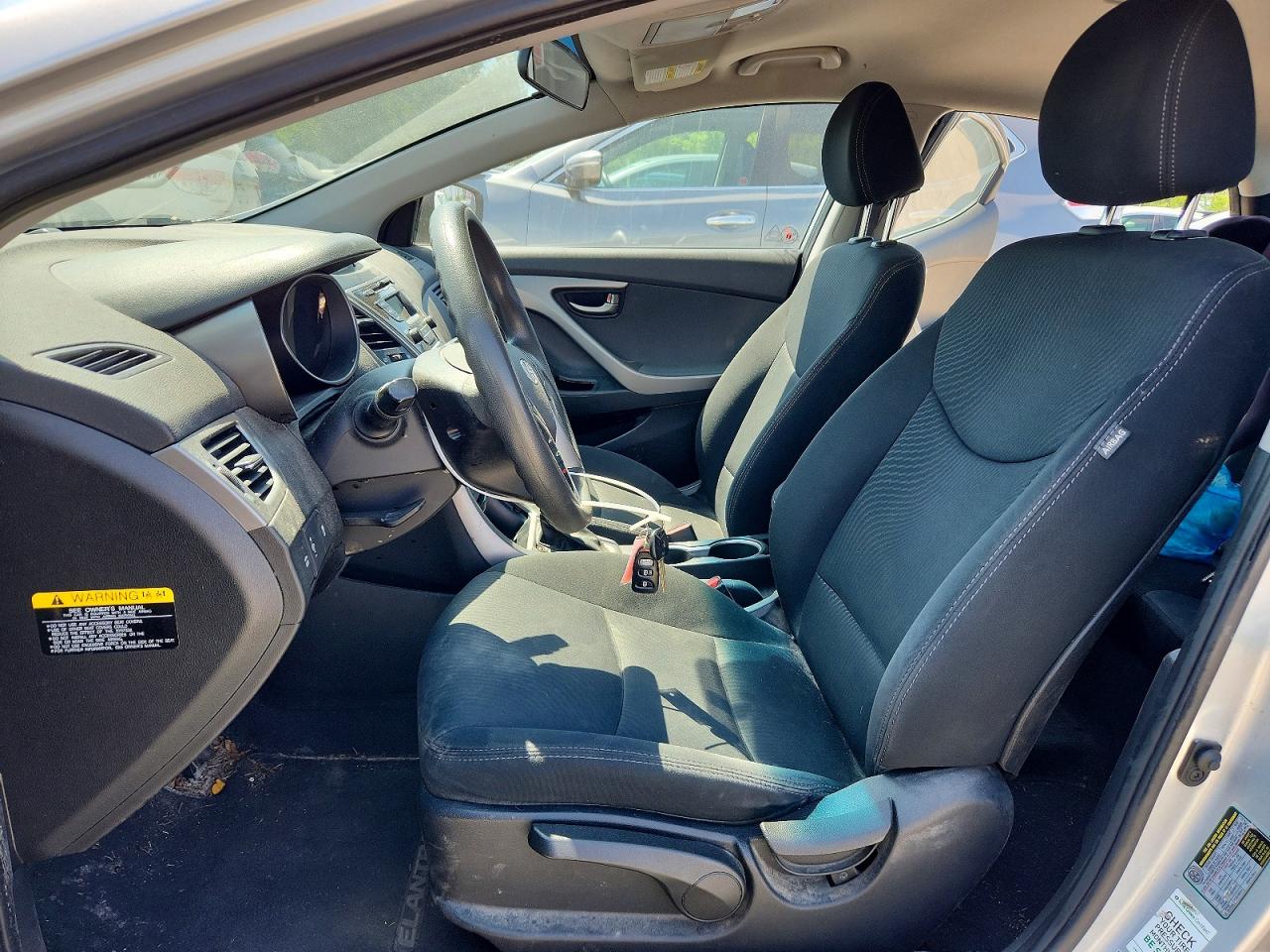2015 Hyundai Elantra Se Silver vin: 5NPDH4AE9FH594241