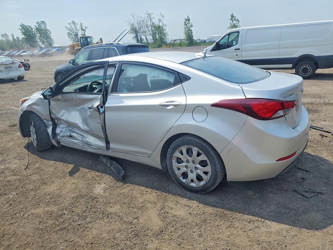 2015 Hyundai Elantra Se Silver vin: 5NPDH4AE9FH595311