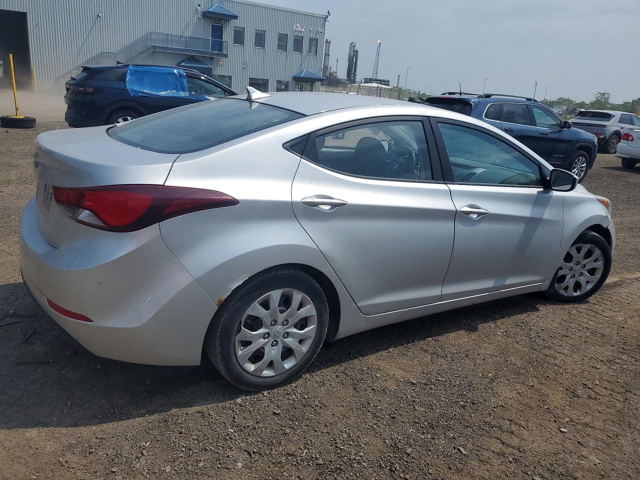 2015 Hyundai Elantra Se Silver vin: 5NPDH4AE9FH595311