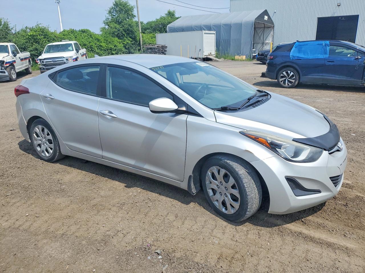 2015 Hyundai Elantra Se Silver vin: 5NPDH4AE9FH595311
