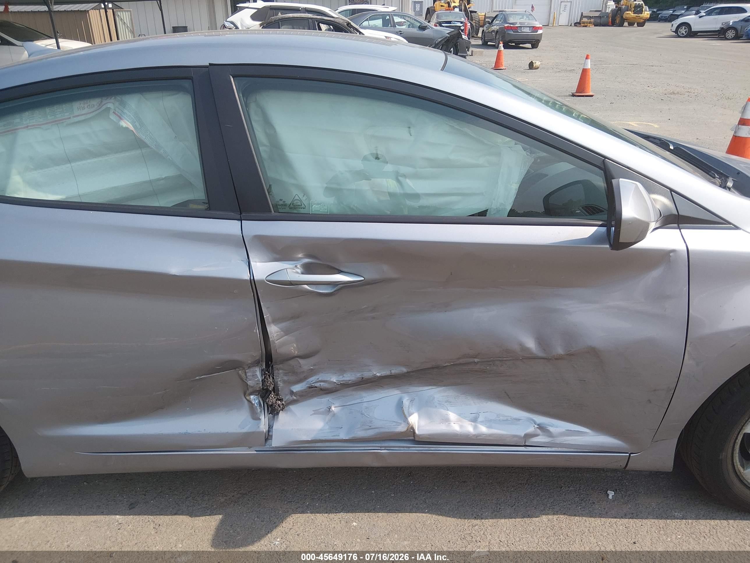 2015 Hyundai Elantra Se Silver vin: 5NPDH4AE9FH595860