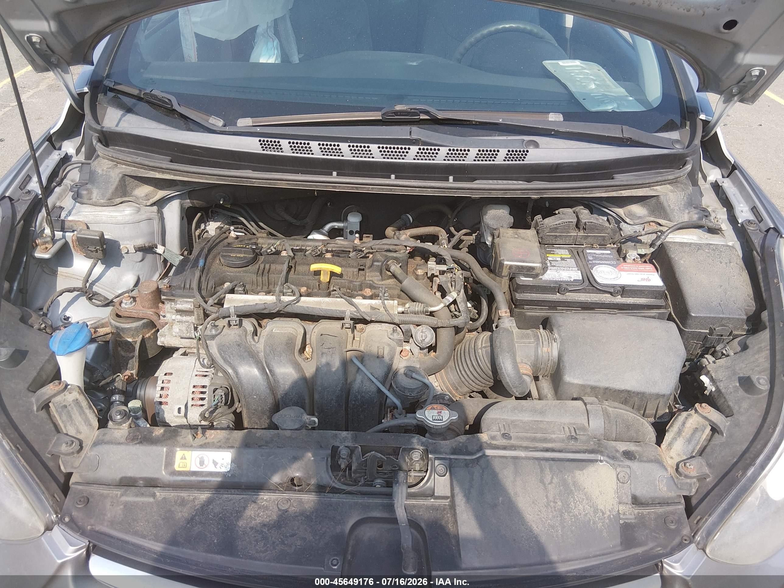 2015 Hyundai Elantra Se Silver vin: 5NPDH4AE9FH595860