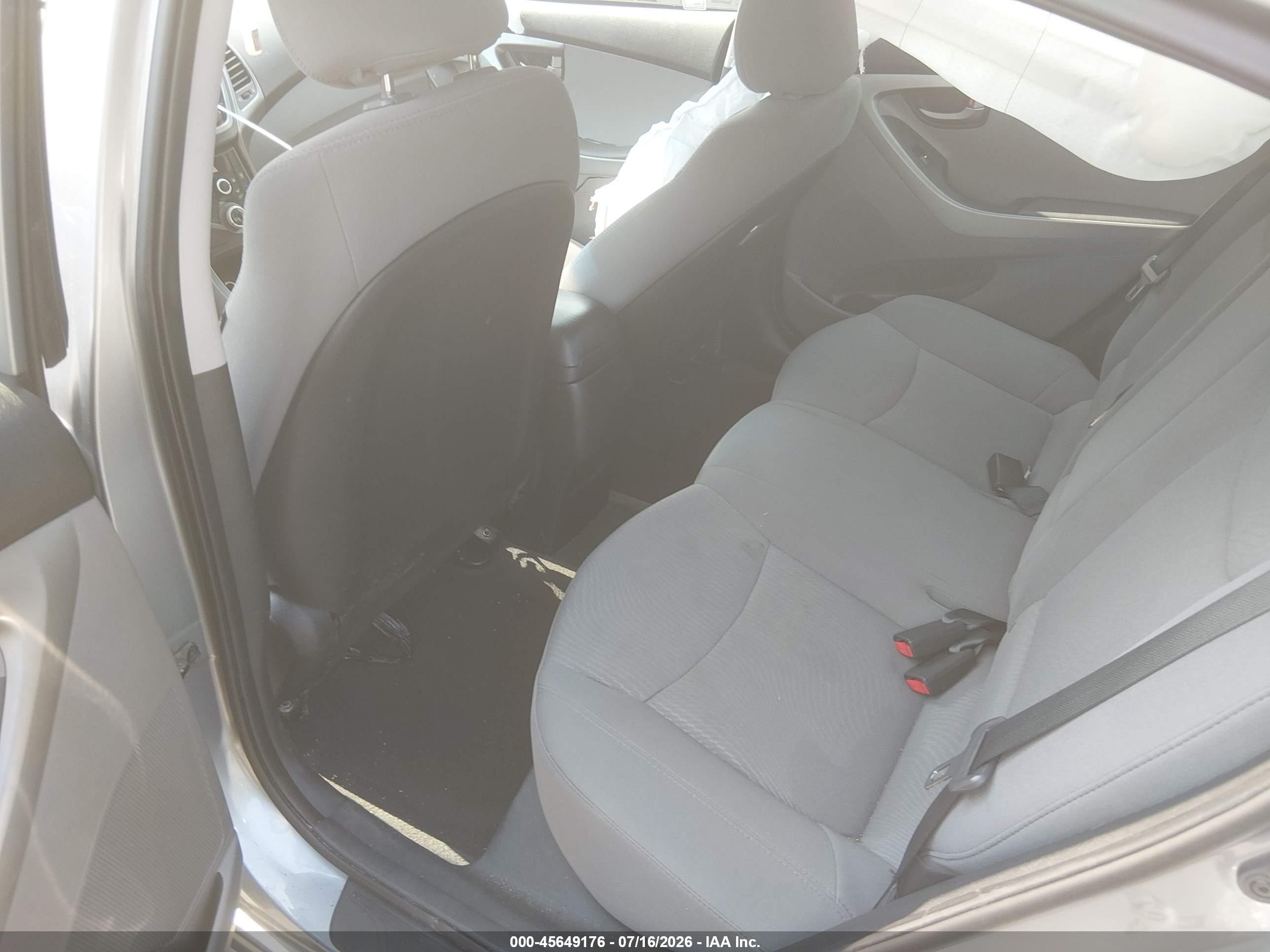2015 Hyundai Elantra Se Silver vin: 5NPDH4AE9FH595860