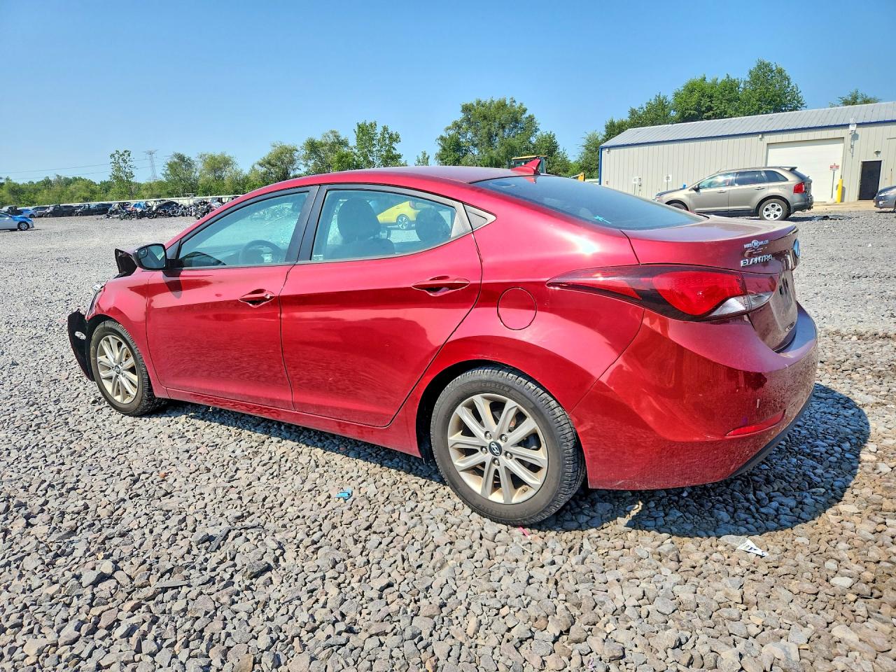 2015 Hyundai Elantra Se Maroon vin: 5NPDH4AE9FH596104