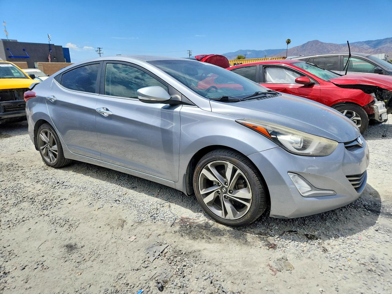 2015 Hyundai Elantra Limited Silver vin: 5NPDH4AE9FH596569