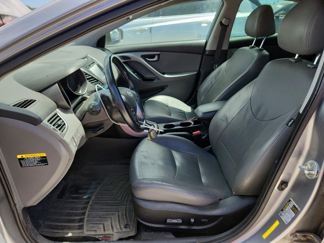 2015 Hyundai Elantra Limited Silver vin: 5NPDH4AE9FH596569