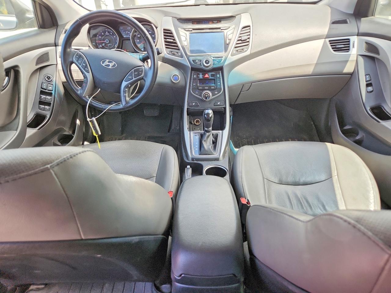 2015 Hyundai Elantra Limited Silver vin: 5NPDH4AE9FH596569