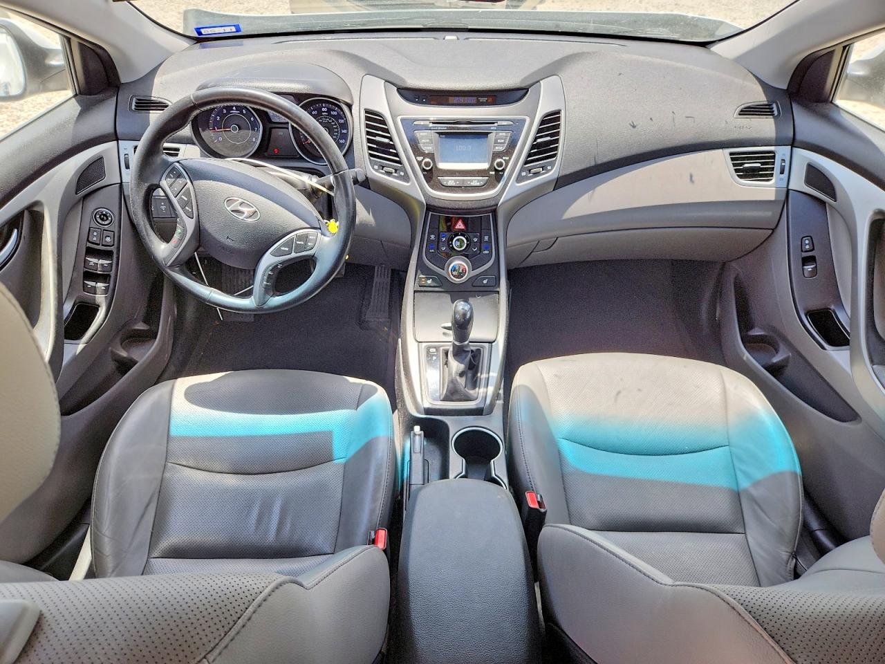 2015 Hyundai Elantra Limited White vin: 5NPDH4AE9FH600765