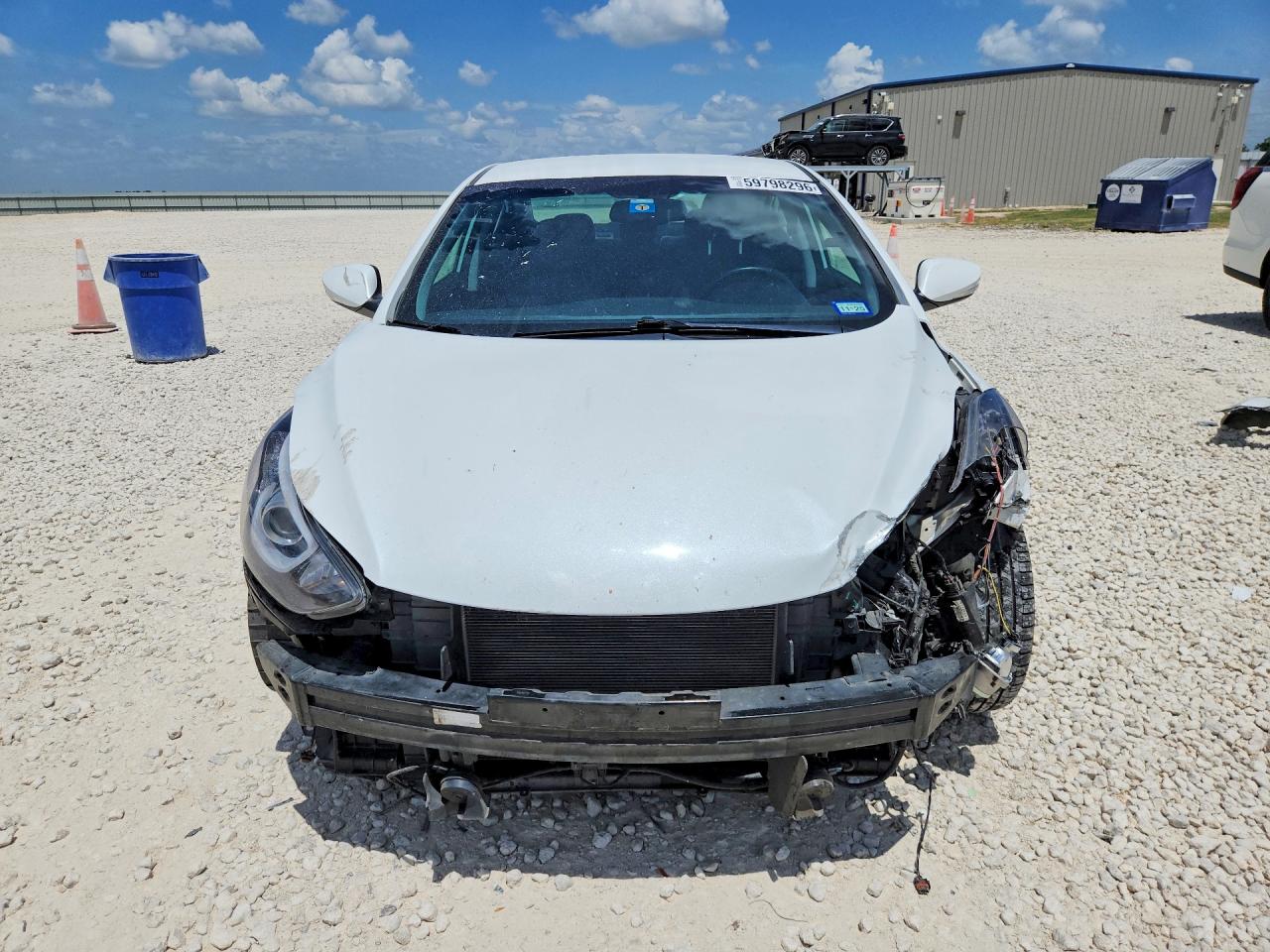 2015 Hyundai Elantra Limited White vin: 5NPDH4AE9FH600765