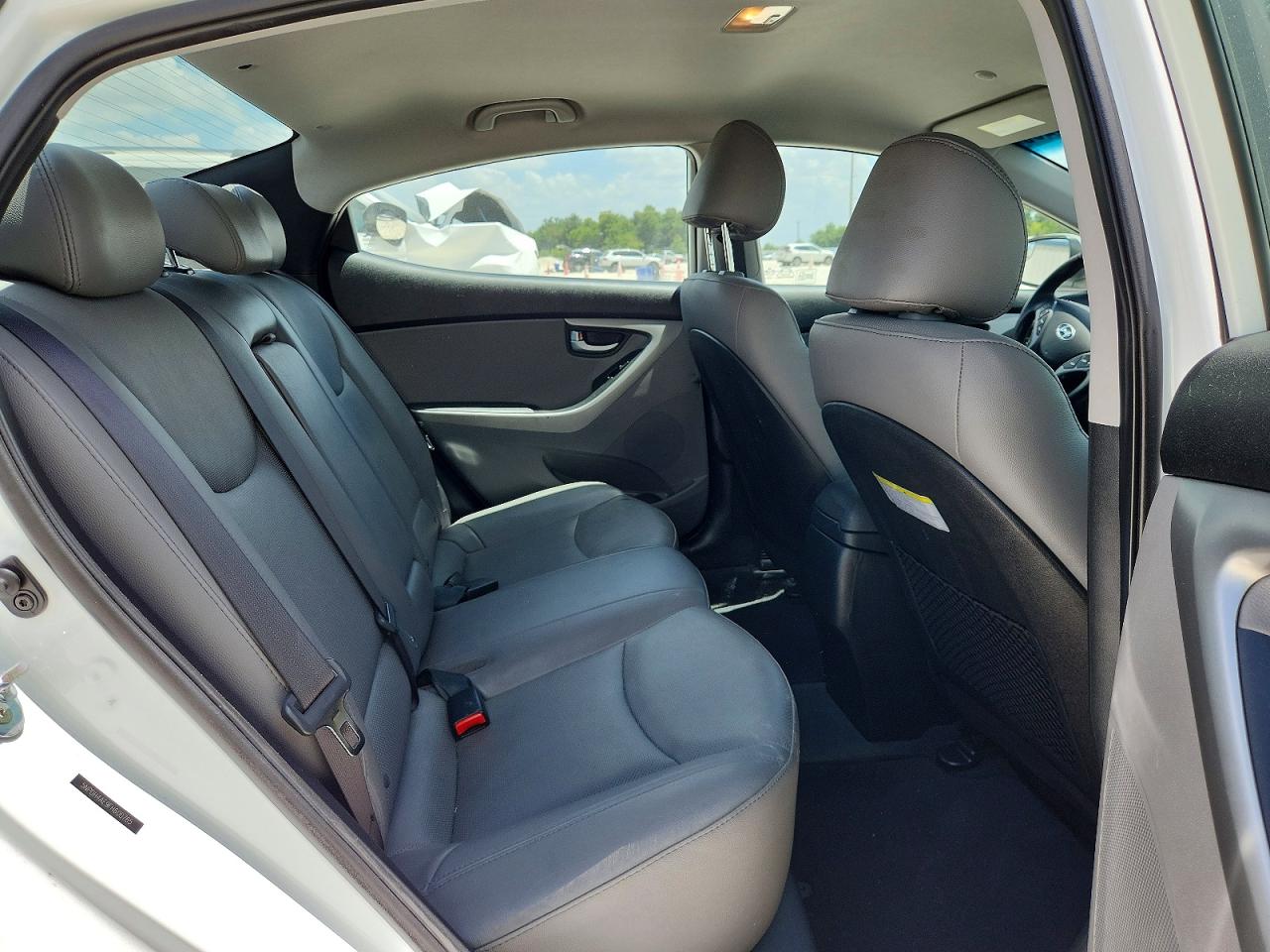 2015 Hyundai Elantra Limited White vin: 5NPDH4AE9FH600765