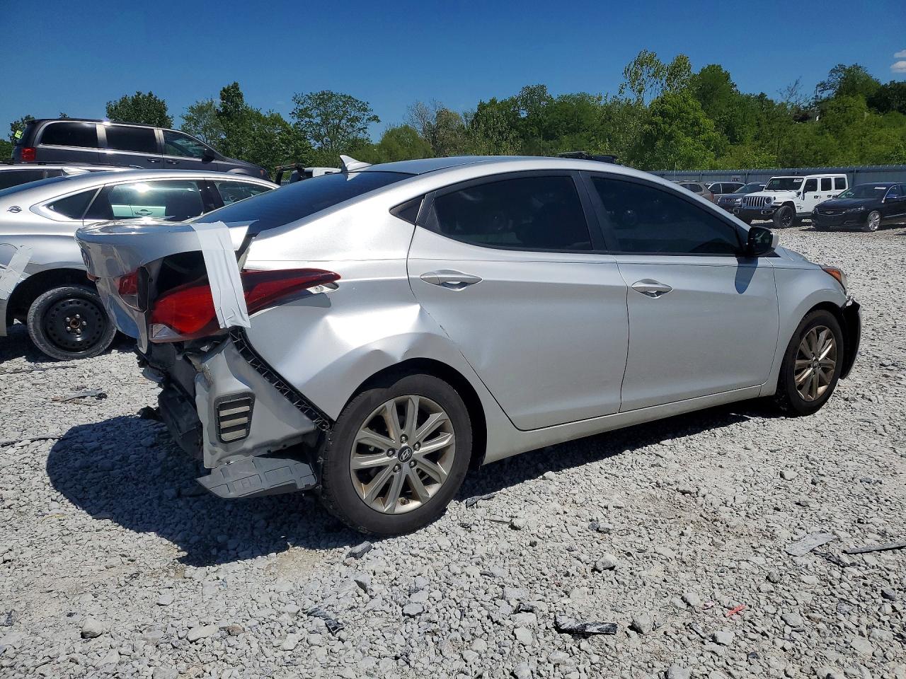 2015 Hyundai Elantra Se Silver vin: 5NPDH4AE9FH603780