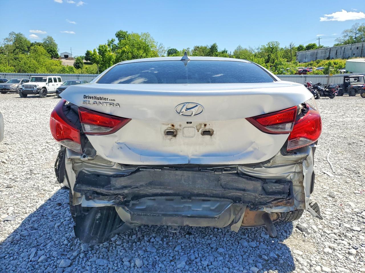 2015 Hyundai Elantra Se Silver vin: 5NPDH4AE9FH603780