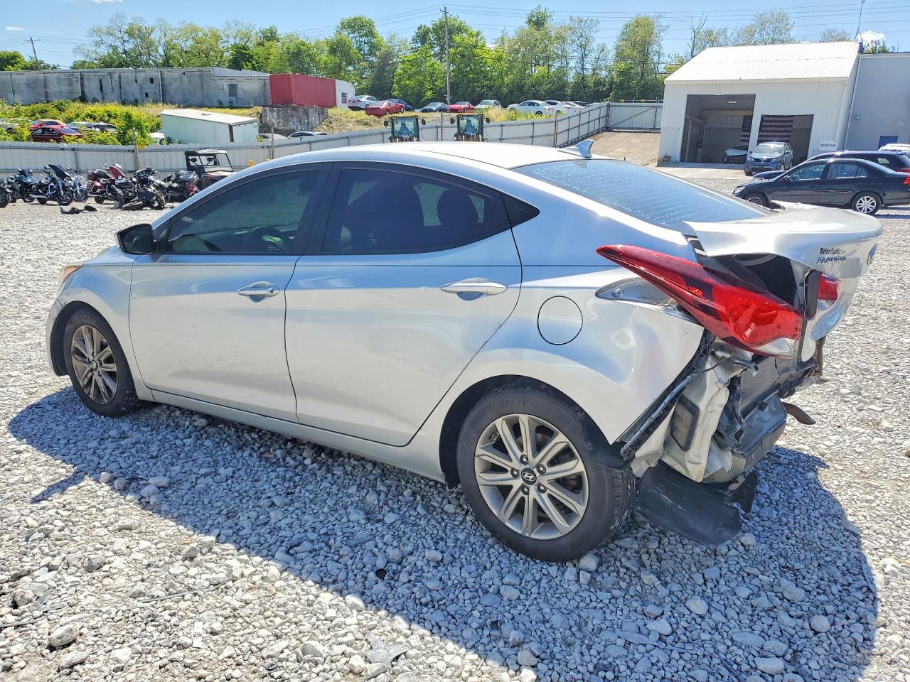 2015 Hyundai Elantra Se Silver vin: 5NPDH4AE9FH603780
