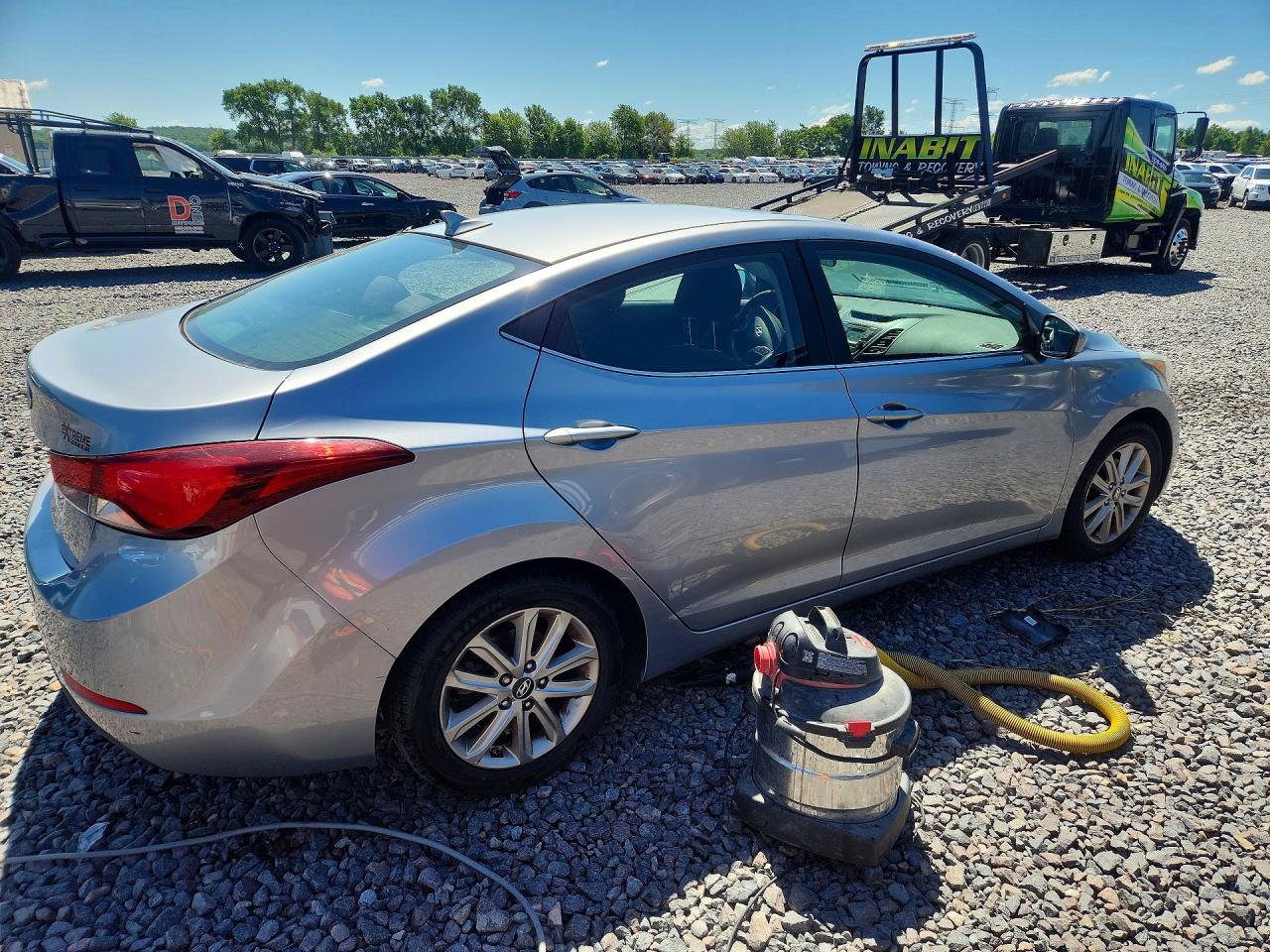 2015 Hyundai Elantra Se Silver vin: 5NPDH4AE9FH606419