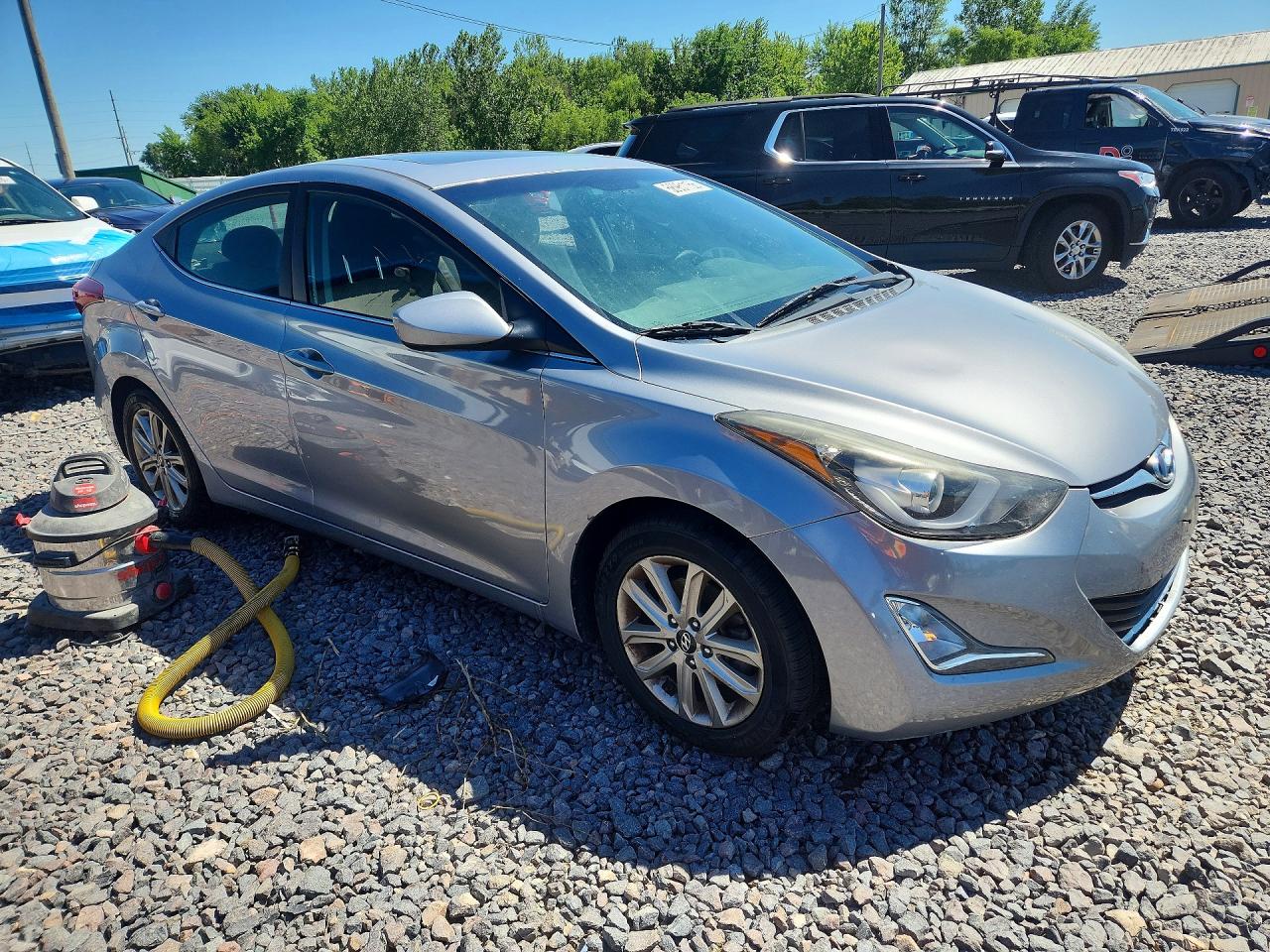 2015 Hyundai Elantra Se Silver vin: 5NPDH4AE9FH606419