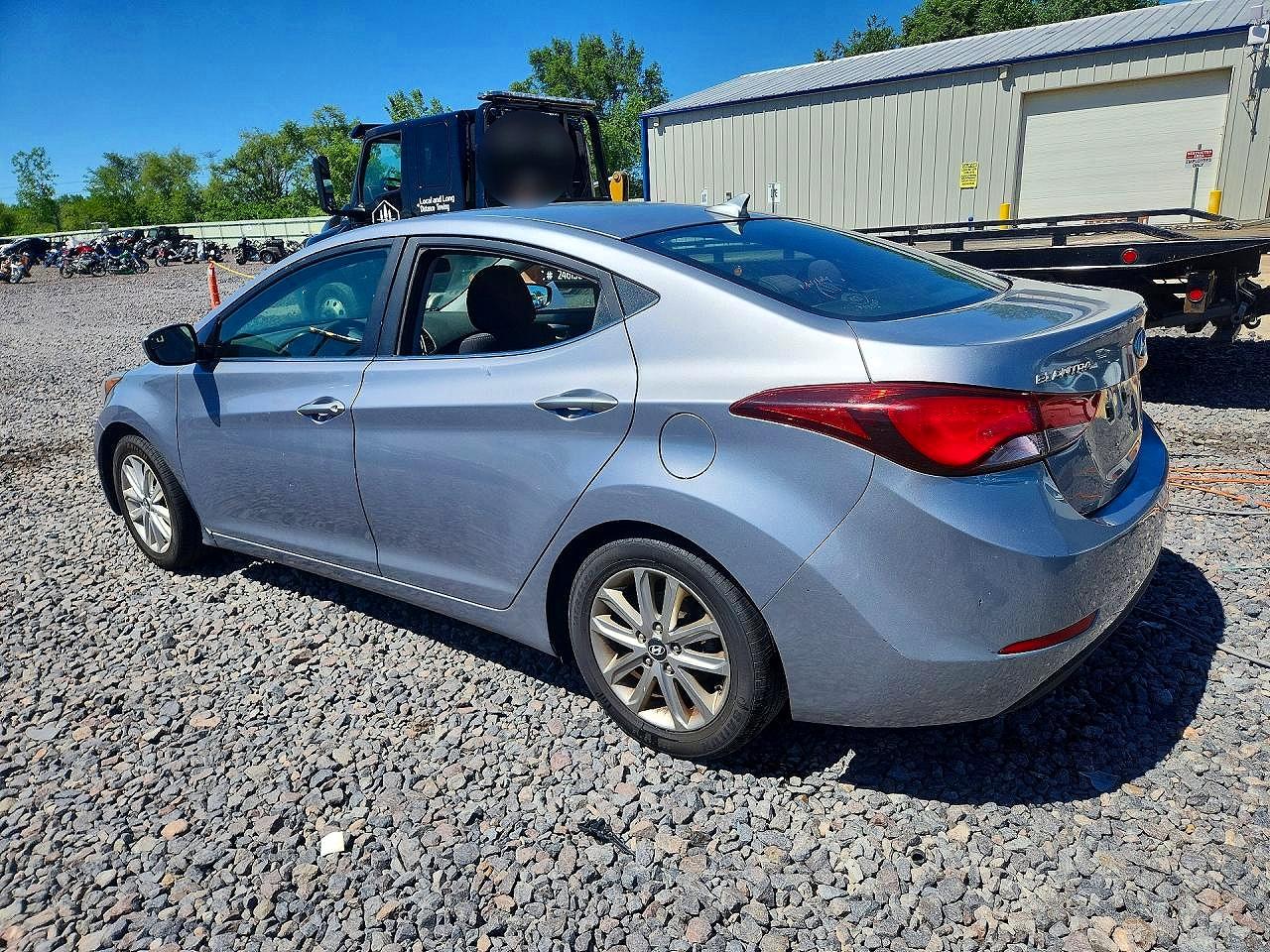 2015 Hyundai Elantra Se Silver vin: 5NPDH4AE9FH606419