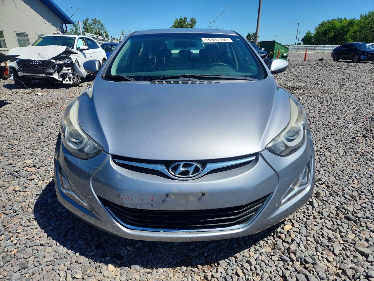 2015 Hyundai Elantra Se Silver vin: 5NPDH4AE9FH606419