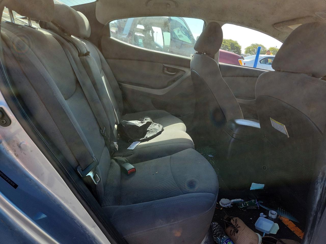 2015 Hyundai Elantra Se Gray vin: 5NPDH4AE9FH614648