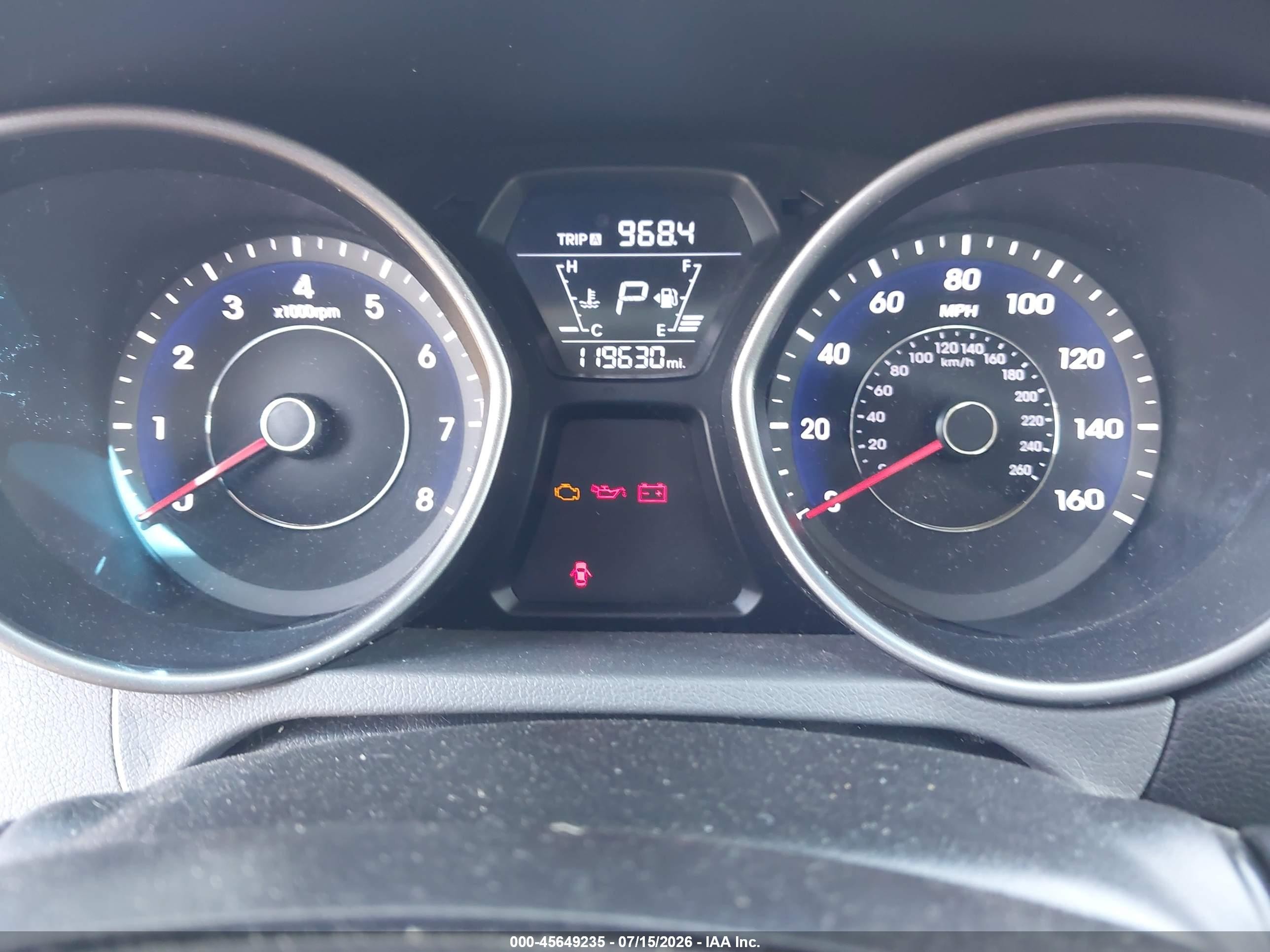 2015 Hyundai Elantra Se Silver vin: 5NPDH4AE9FH614990