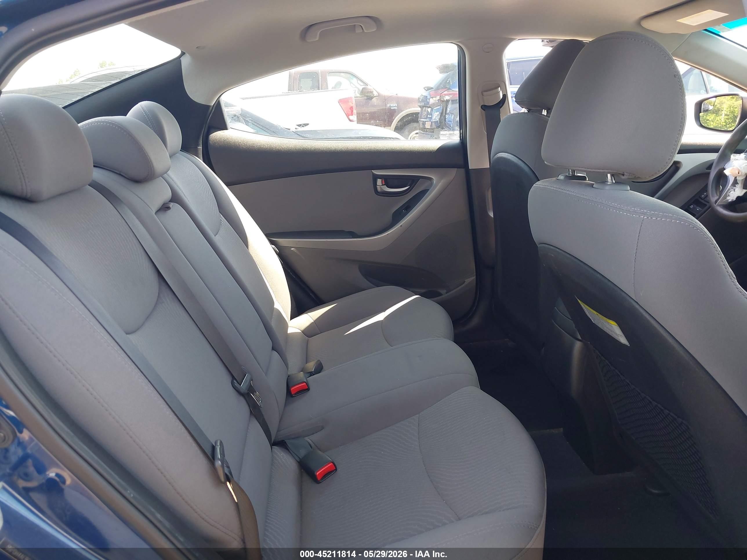 2015 Hyundai Elantra Se Blue vin: 5NPDH4AE9FH615010