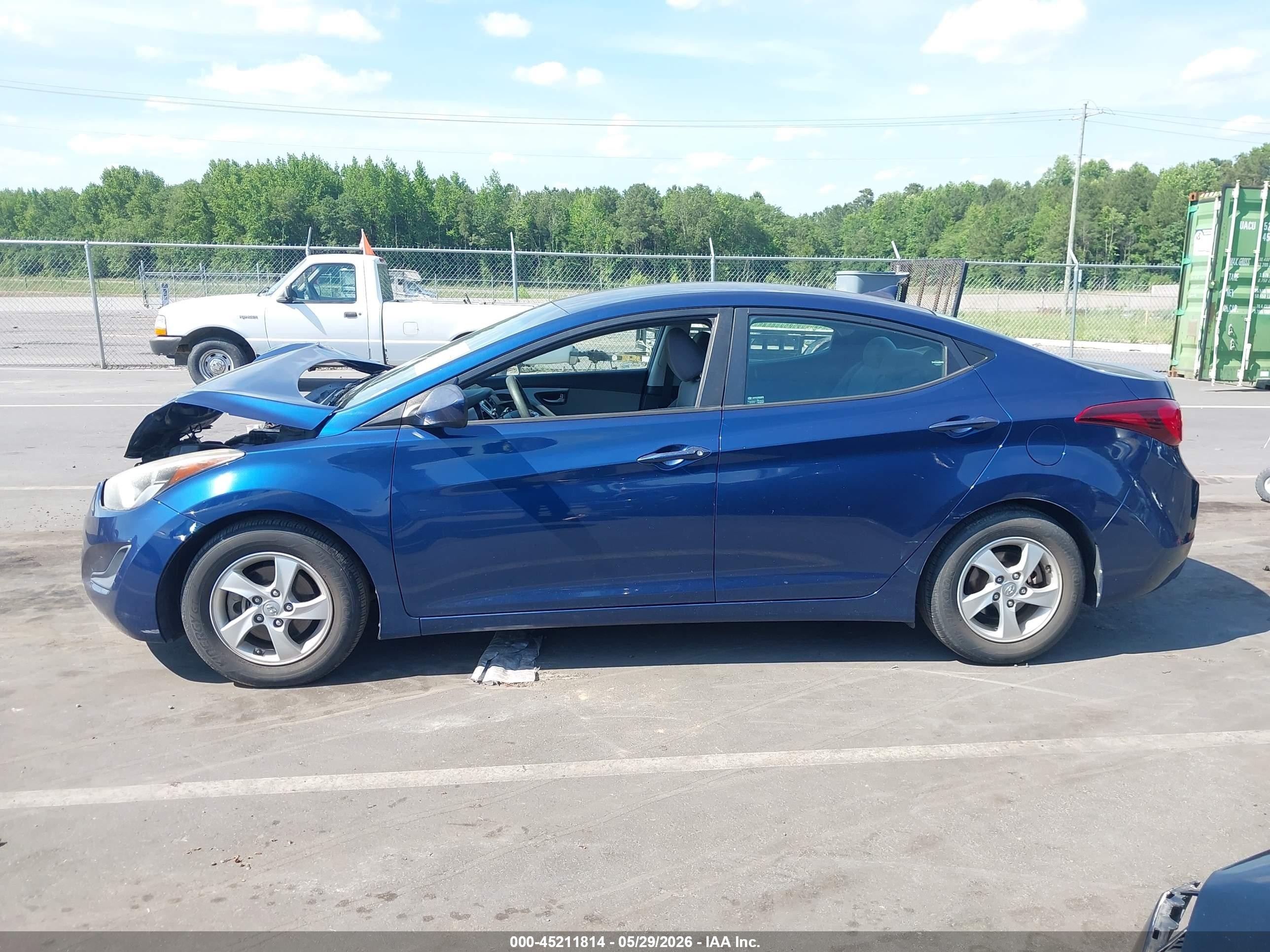 2015 Hyundai Elantra Se Blue vin: 5NPDH4AE9FH615010