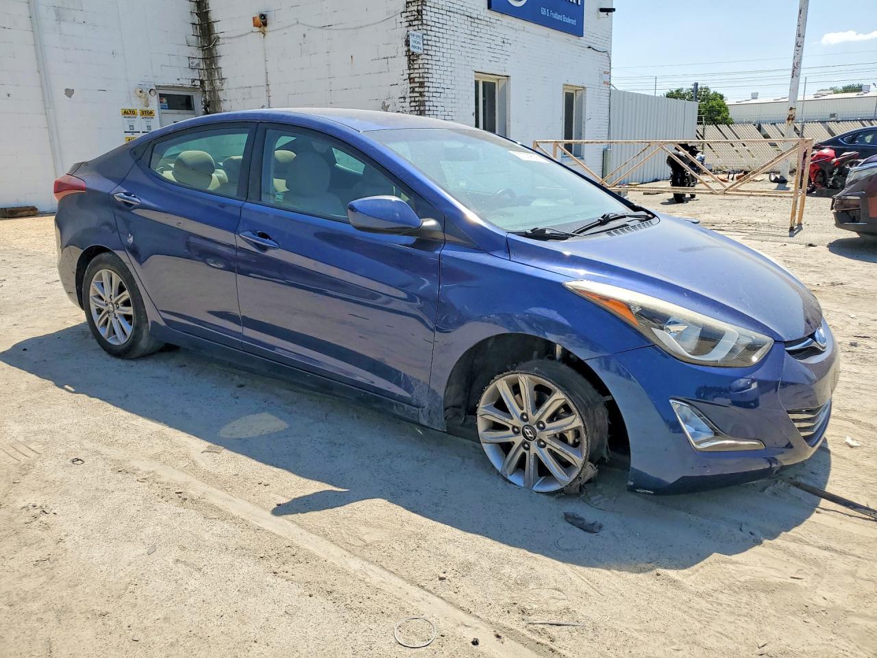 2015 Hyundai Elantra Se Blue vin: 5NPDH4AE9FH616948