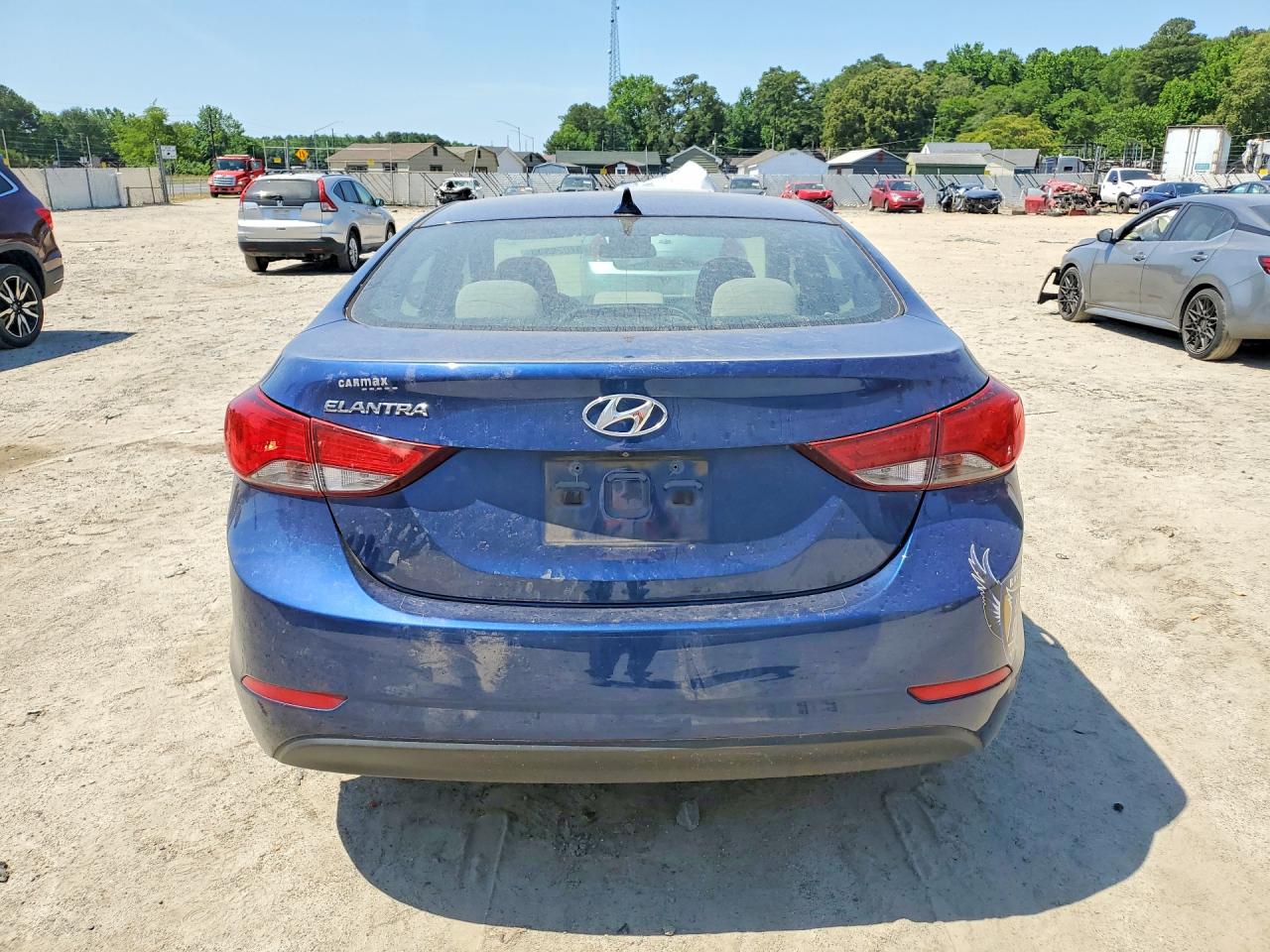 2015 Hyundai Elantra Se Blue vin: 5NPDH4AE9FH616948
