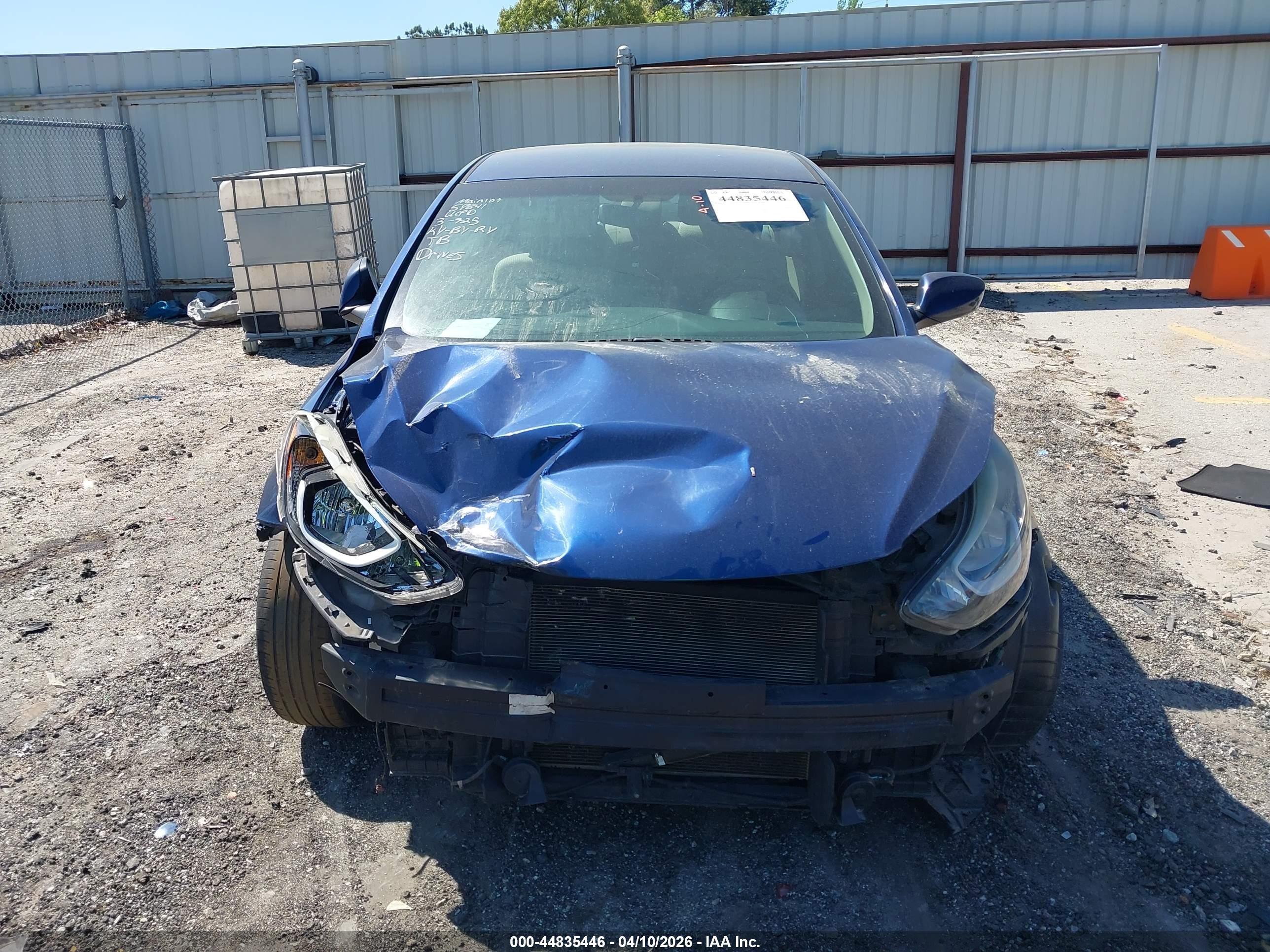 2015 Hyundai Elantra Se Синий vin: 5NPDH4AE9FH621003