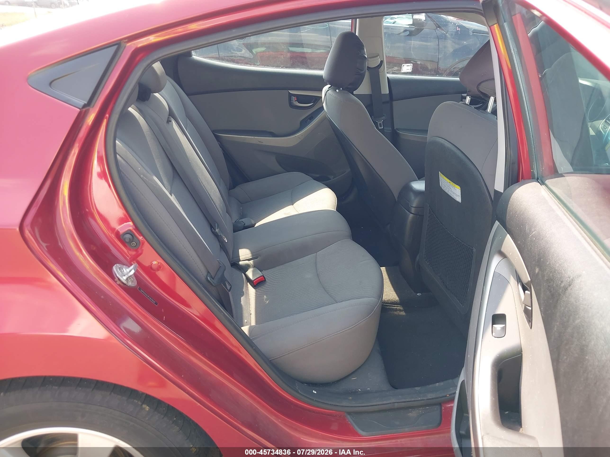 2015 Hyundai Elantra Se Red vin: 5NPDH4AE9FH621650