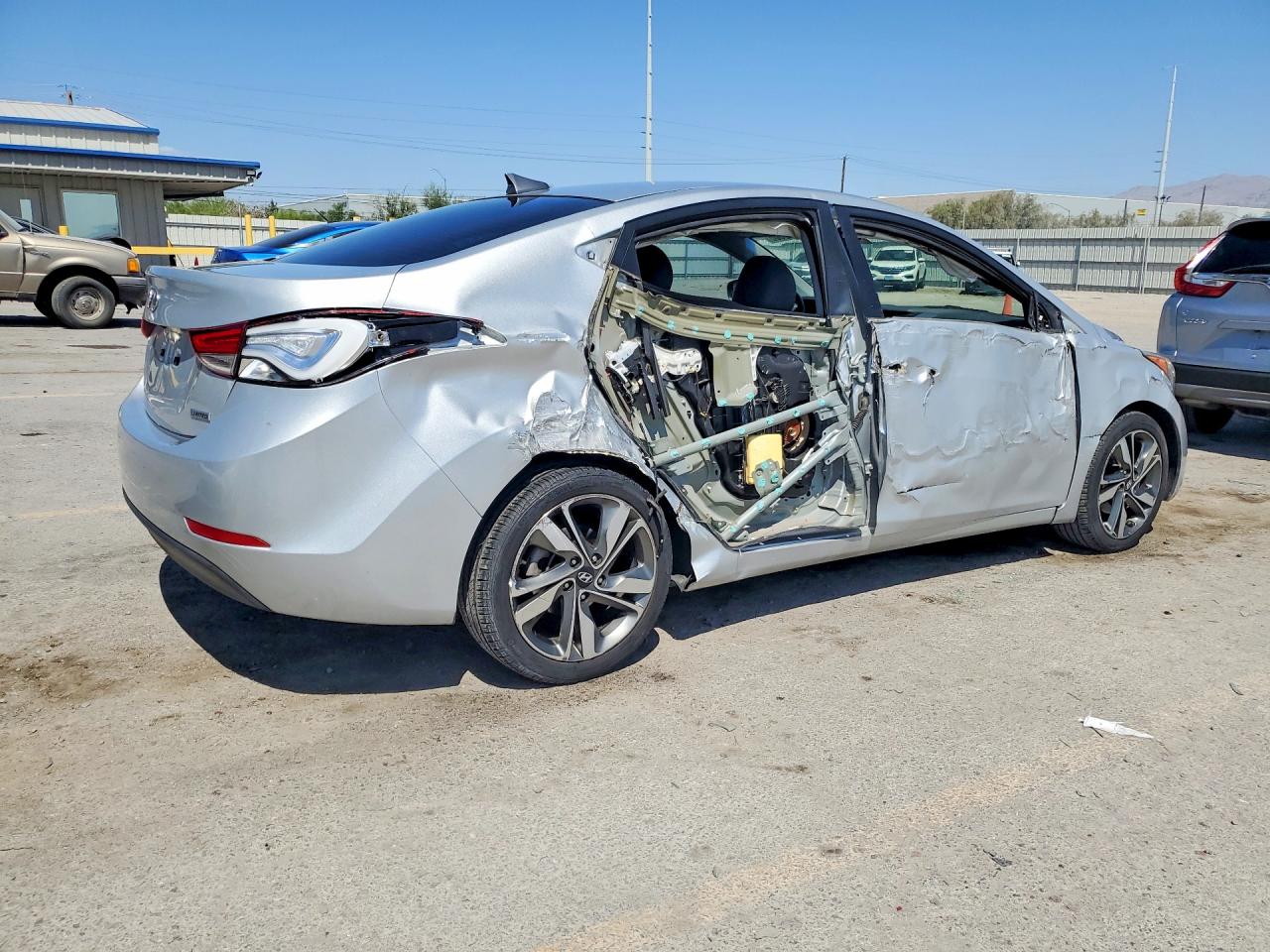 2015 Hyundai Elantra Limited Silver vin: 5NPDH4AE9FH629232