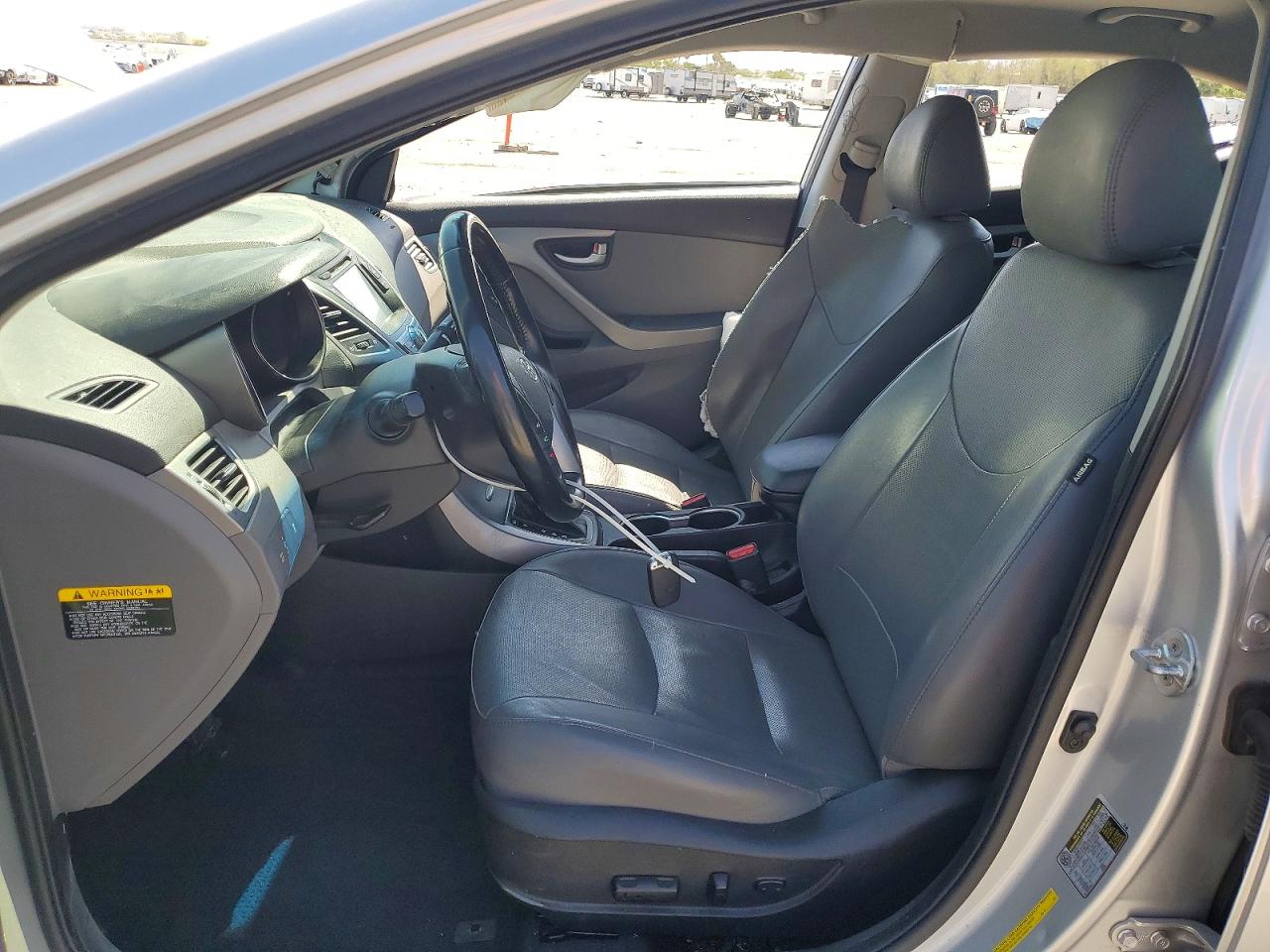 2015 Hyundai Elantra Limited Silver vin: 5NPDH4AE9FH629232